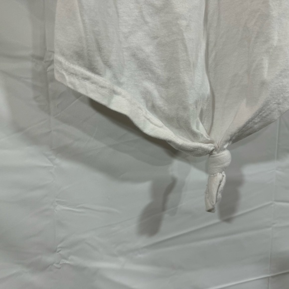 On Fire Crop Top Girls Shirt Size S Beautiful Positive Vibes Only T Shirt - Picture 3 of 5